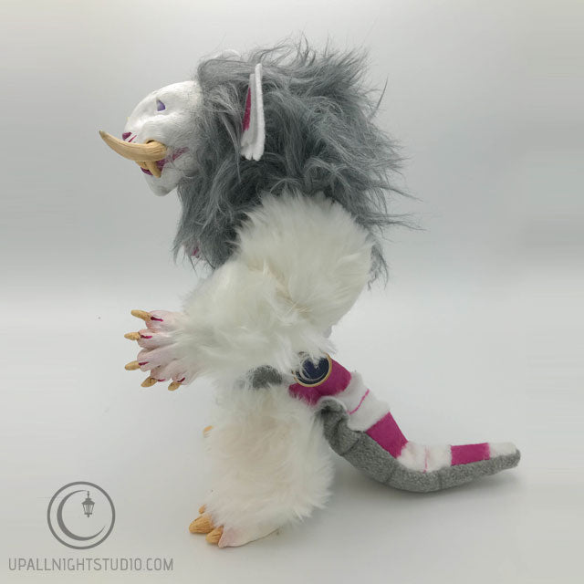 Handmade White Yali Art Doll