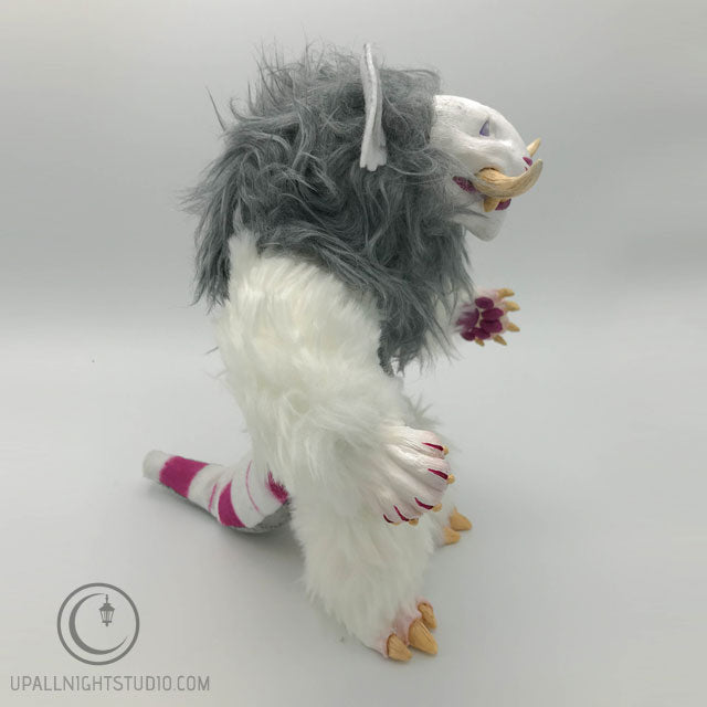 Handmade White Yali Art Doll