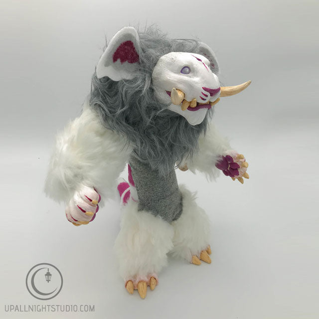 Handmade White Yali Art Doll
