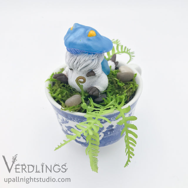 Dishware Terrarium - Shroomling (Blue)