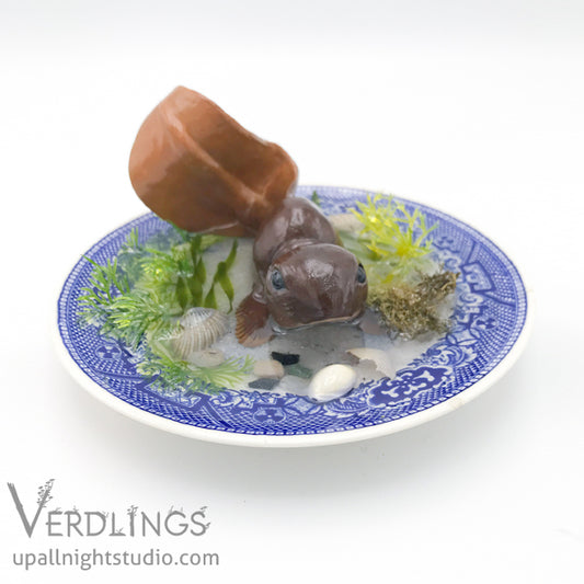 Dishware Terrarium - Kelpling (Brown)