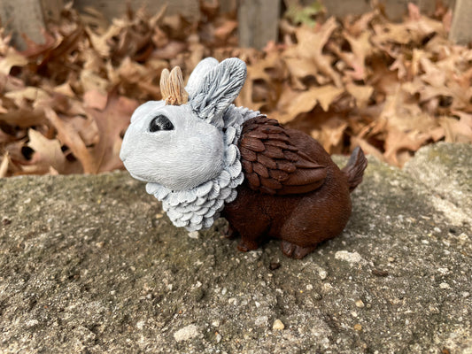 Wolpertinger Resin OOAK Designer Toy - Bald Eagle