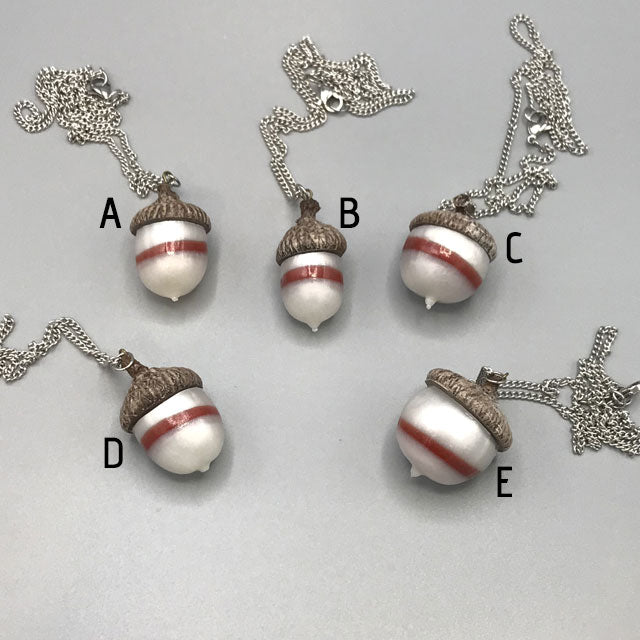 Acorn Pendants - Candy Cane